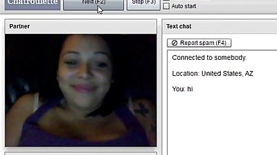 dumb anerican show tits on chatroulette