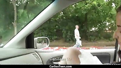Car sex teen hitchhiker hardcore pounded 29